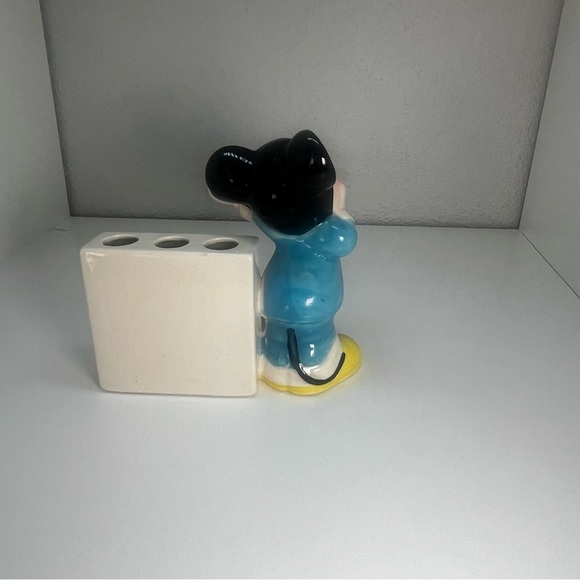Vintage Disney Mickey Mouse Toothbrush Holder Bathroom Made in Japan Retro - Picture 5 of 8